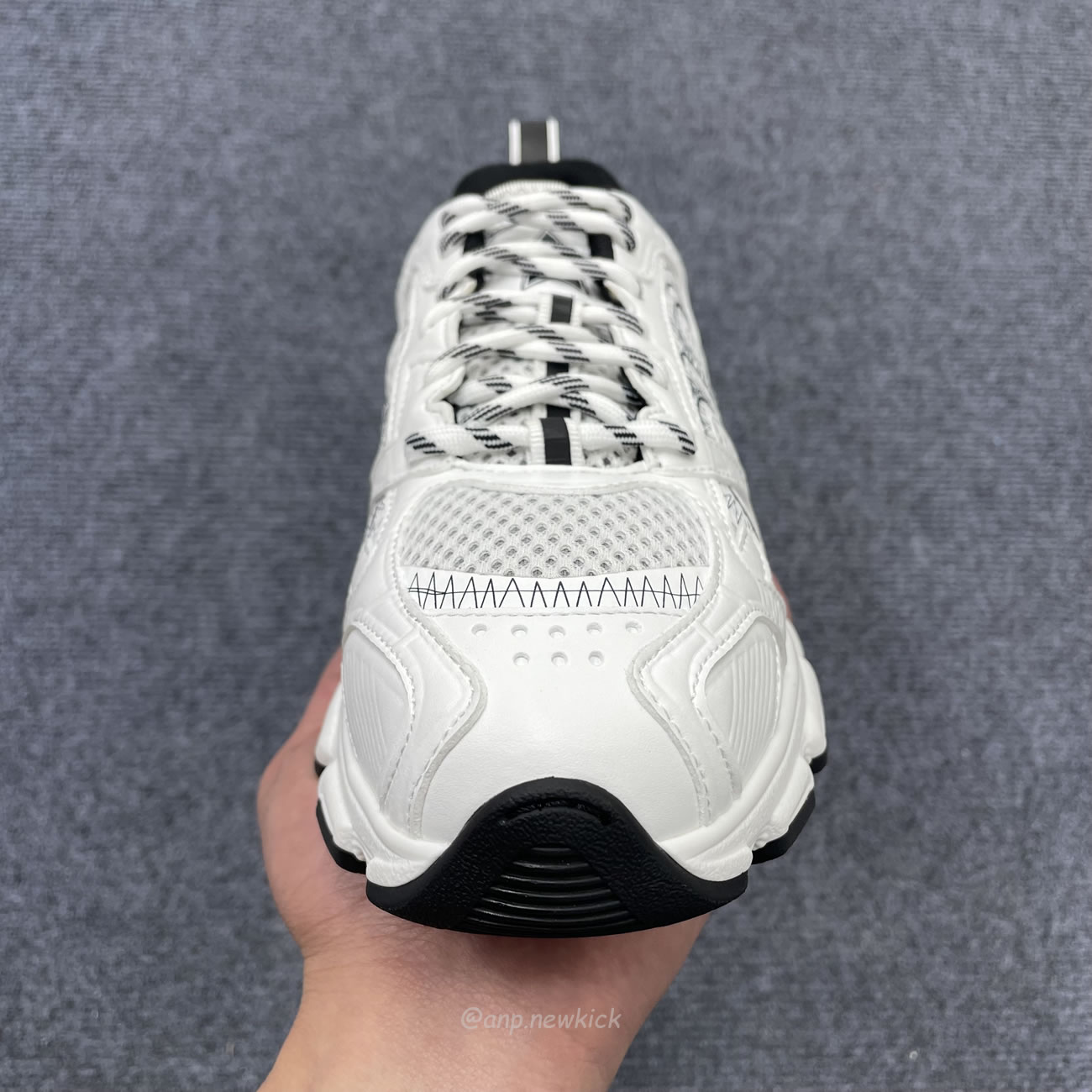 Dior Chrono Sneaker Mesh With White Black 19w White (4) - www.newkick.vip